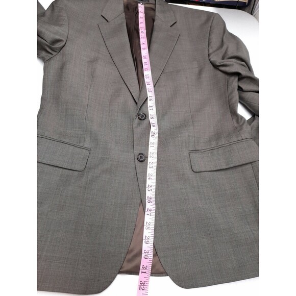 Ralph Lauren Wool Brown Red Green Houndstooth Sport Coat Blazer Jacket Mens 42 R - Picture 6 of 11